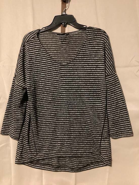 A New Approach Tops - A.N.A. A New Approach Quarter Sleeve Blouse Black SZ Large